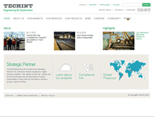 Tablet Screenshot of ingenieria.techint.com